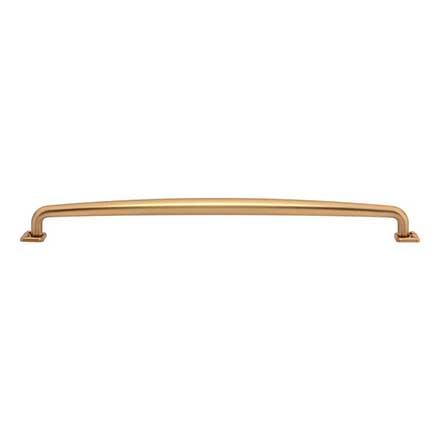 Atlas Homewares [A546-WB] Die Cast Zinc Cabinet Pull Handle - Benning Series - Oversized - Warm Brass Finish - 12&quot; C/C - 13&quot; L