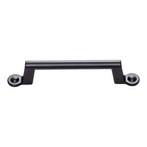 Atlas Homewares [A302-BL] Die Cast Zinc Cabinet Pull Handle - Bradbury Series - Standard Size - Matte Black Finish - 3 3/4" C/C - 5 5/8" L