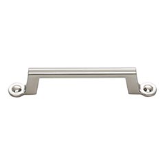 Atlas Homewares [A302-BRN] Die Cast Zinc Cabinet Pull Handle - Bradbury Series - Standard Size - Brushed Nickel Finish - 3 3/4&quot; C/C - 5 5/8&quot; L