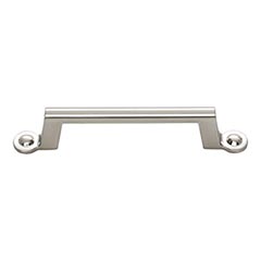 Atlas Homewares [A302-BRN] Die Cast Zinc Cabinet Pull Handle - Bradbury Series - Standard Size - Brushed Nickel Finish - 3 3/4&quot; C/C - 5 5/8&quot; L