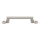 Atlas Homewares [A302-BRN] Die Cast Zinc Cabinet Pull Handle - Bradbury Series - Standard Size - Brushed Nickel Finish - 3 3/4&quot; C/C - 5 5/8&quot; L