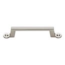 Atlas Homewares [A302-BRN] Die Cast Zinc Cabinet Pull Handle - Bradbury Series - Standard Size - Brushed Nickel Finish - 3 3/4&quot; C/C - 5 5/8&quot; L