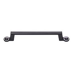Atlas Homewares [A303-BL] Die Cast Zinc Cabinet Pull Handle - Bradbury Series - Oversized - Matte Black Finish - 5 1/16" C/C - 6 7/8" L