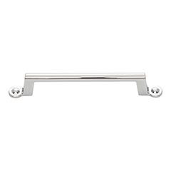 Atlas Homewares [A303-CH] Die Cast Zinc Cabinet Pull Handle - Bradbury Series - Oversized - Polished Chrome Finish - 5 1/16&quot; C/C - 6 7/8&quot; L