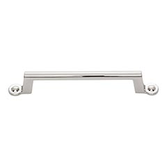 Atlas Homewares [A303-PN] Die Cast Zinc Cabinet Pull Handle - Bradbury Series - Oversized - Polished Nickel Finish - 5 1/16&quot; C/C - 6 7/8&quot; L