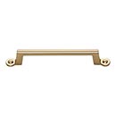 Atlas Homewares [A303-WB] Die Cast Zinc Cabinet Pull Handle - Bradbury Series - Oversized - Warm Brass Finish - 5 1/16&quot; C/C - 6 7/8&quot; L