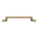 Atlas Homewares [A303-WB] Die Cast Zinc Cabinet Pull Handle - Bradbury Series - Oversized - Warm Brass Finish - 5 1/16" C/C - 6 7/8" L