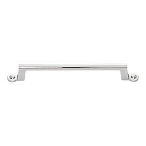 Atlas Homewares [A304-CH] Die Cast Zinc Cabinet Pull Handle - Bradbury Series - Oversized - Polished Chrome Finish - 6 5/16" C/C - 8 3/16" L