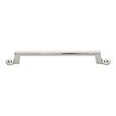 Atlas Homewares [A304-PN] Die Cast Zinc Cabinet Pull Handle - Bradbury Series - Oversized - Polished Nickel Finish - 6 5/16" C/C - 8 3/16" L