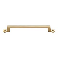 Atlas Homewares [A304-WB] Die Cast Zinc Cabinet Pull Handle - Bradbury Series - Oversized - Warm Brass Finish - 6 5/16&quot; C/C - 8 3/16&quot; L