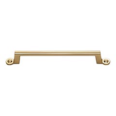 Atlas Homewares [A304-WB] Die Cast Zinc Cabinet Pull Handle - Bradbury Series - Oversized - Warm Brass Finish - 6 5/16&quot; C/C - 8 3/16&quot; L