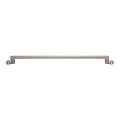 Atlas Homewares [A305-BRN] Die Cast Zinc Cabinet Pull Handle - Bradbury Series - Oversized - Brushed Nickel Finish - 12&quot; C/C - 14&quot; L