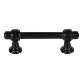 Atlas Homewares [314-BL] Die Cast Zinc Cabinet Pull Handle - Bronte Series - Standard Size - Matte Black Finish - 3" C/C - 4 5/16" L
