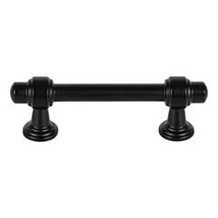 Atlas Homewares [314-BL] Die Cast Zinc Cabinet Pull Handle - Bronte Series - Standard Size - Matte Black Finish - 3" C/C - 4 5/16" L
