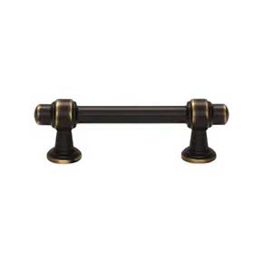 Atlas Homewares [314-CFB] Die Cast Zinc Cabinet Pull Handle - Bronte Series - Standard Size - Cafe Bronze Finish - 3" C/C - 4 5/16" L