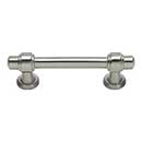 Atlas Homewares [314-BRN] Die Cast Zinc Cabinet Pull Handle - Bronte Series - Standard Size - Brushed Nickel Finish - 3&quot; C/C - 4 5/16&quot; L