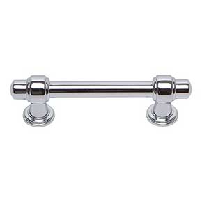 Atlas Homewares [314-CH] Die Cast Zinc Cabinet Pull Handle - Bronte Series - Standard Size - Polished Chrome Finish - 3" C/C - 4 5/16" L