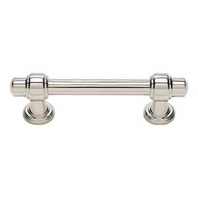 Atlas Homewares [314-PN] Die Cast Zinc Cabinet Pull Handle - Bronte Series - Standard Size - Polished Nickel Finish - 3" C/C - 4 5/16" L