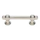 Atlas Homewares [314-PN] Die Cast Zinc Cabinet Pull Handle - Bronte Series - Standard Size - Polished Nickel Finish - 3&quot; C/C - 4 5/16&quot; L