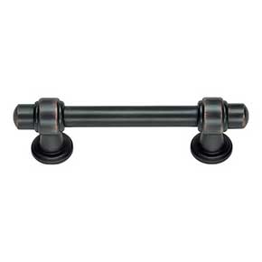 Atlas Homewares [314-VB] Die Cast Zinc Cabinet Pull Handle - Bronte Series - Standard Size - Venetian Bronze Finish - 3" C/C - 4 5/16" L