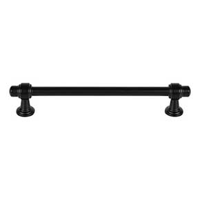 Atlas Homewares [315-BL] Die Cast Zinc Cabinet Pull Handle - Bronte Series - Oversized - Matte Black Finish - 6 5/16" C/C - 7 5/8" L