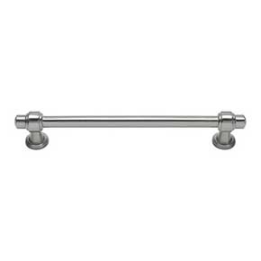 Atlas Homewares [315-BRN] Die Cast Zinc Cabinet Pull Handle - Bronte Series - Oversized - Brushed Nickel Finish - 6 5/16" C/C - 7 5/8" L