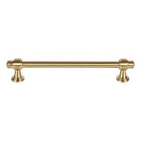 Atlas Homewares [315-WB] Die Cast Zinc Cabinet Pull Handle - Bronte Series - Oversized - Warm Brass Finish - 6 5/16" C/C - 7 5/8" L