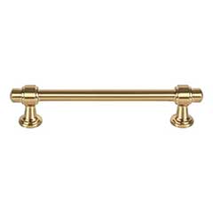 Atlas Homewares [352-WB] Die Cast Zinc Cabinet Pull Handle - Bronte Series - Oversized - Warm Brass Finish - 5 1/16&quot; C/C - 6 1/4&quot; L