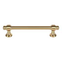 Atlas Homewares [352-WB] Die Cast Zinc Cabinet Pull Handle - Bronte Series - Oversized - Warm Brass Finish - 5 1/16&quot; C/C - 6 1/4&quot; L