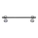 Atlas Homewares [352-CH] Die Cast Zinc Cabinet Pull Handle - Bronte Series - Oversized - Polished Chrome Finish - 5 1/16&quot; C/C - 6 1/4&quot; L