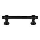 Atlas Homewares [430-BL] Die Cast Zinc Cabinet Pull Handle - Bronte Series - Standard Size - Matte Black Finish - 3 3/4&quot; C/C - 5 1/16&quot; L