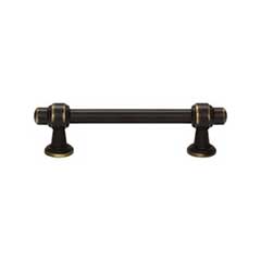 Atlas Homewares [430-CFB] Die Cast Zinc Cabinet Pull Handle - Bronte Series - Standard Size - Cafe Bronze Finish - 3 3/4" C/C - 5 1/16" L