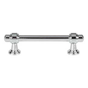 Atlas Homewares [430-CH] Die Cast Zinc Cabinet Pull Handle - Bronte Series - Standard Size - Polished Chrome Finish - 3 3/4" C/C - 5 1/16" L
