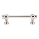 Atlas Homewares [430-PN] Die Cast Zinc Cabinet Pull Handle - Bronte Series - Standard Size - Polished Nickel Finish - 3 3/4&quot; C/C - 5 1/16&quot; L