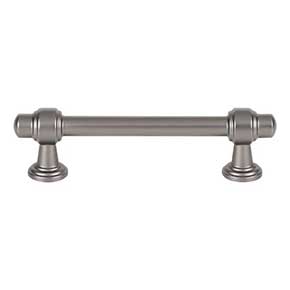 Atlas Homewares [430-SL] Die Cast Zinc Cabinet Pull Handle - Bronte Series - Standard Size - Slate Finish - 3 3/4" C/C - 5 1/16" L