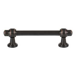 Atlas Homewares [430-VB] Die Cast Zinc Cabinet Pull Handle - Bronte Series - Standard Size - Venetian Bronze Finish - 3 3/4" C/C - 5 1/16" L
