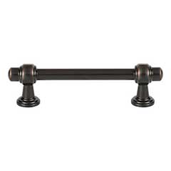 Atlas Homewares [430-VB] Die Cast Zinc Cabinet Pull Handle - Bronte Series - Standard Size - Venetian Bronze Finish - 3 3/4&quot; C/C - 5 1/16&quot; L