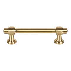 Atlas Homewares [430-WB] Die Cast Zinc Cabinet Pull Handle - Bronte Series - Standard Size - Warm Brass Finish - 3 3/4&quot; C/C - 5 1/16&quot; L