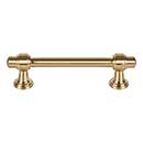 Atlas Homewares [430-WB] Die Cast Zinc Cabinet Pull Handle - Bronte Series - Standard Size - Warm Brass Finish - 3 3/4" C/C - 5 1/16" L