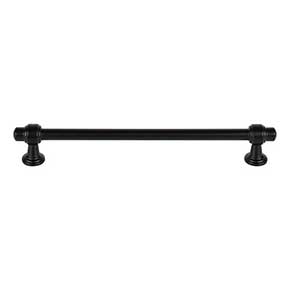 Atlas Homewares [431-BL] Die Cast Zinc Cabinet Pull Handle - Bronte Series - Oversized - Matte Black Finish - 7 9/16" C/C - 9 1/2" L