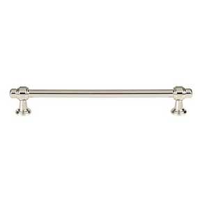Atlas Homewares [431-PN] Die Cast Zinc Cabinet Pull Handle - Bronte Series - Oversized - Polished Nickel Finish - 7 9/16" C/C - 9 1/2" L