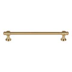 Atlas Homewares [431-WB] Die Cast Zinc Cabinet Pull Handle - Bronte Series - Oversized - Warm Brass Finish - 7 9/16" C/C - 9 1/2" L