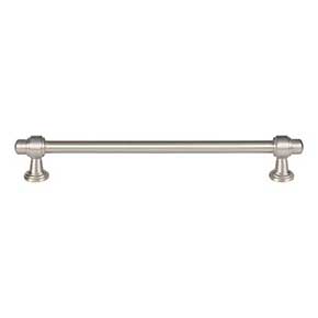 Atlas Homewares [431-BRN] Die Cast Zinc Cabinet Pull Handle - Bronte Series - Oversized - Brushed Nickel Finish - 7 9/16" C/C - 9 1/2" L