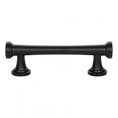 Atlas Homewares [326-BL] Die Cast Zinc Cabinet Pull Handle - Browning Series - Standard Size - Matte Black Finish - 3" C/C - 4 9/16" L