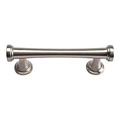 Atlas Homewares [326-BRN] Die Cast Zinc Cabinet Pull Handle - Browning Series - Standard Size - Brushed Nickel Finish - 3&quot; C/C - 4 9/16&quot; L