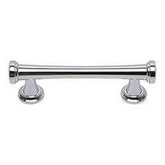 Atlas Homewares [326-CH] Die Cast Zinc Cabinet Pull Handle - Browning Series - Standard Size - Polished Chrome Finish - 3&quot; C/C - 4 9/16&quot; L