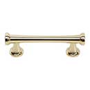 Atlas Homewares [326-FG] Die Cast Zinc Cabinet Pull Handle - Browning Series - Standard Size - French Gold Finish - 3" C/C - 4 9/16" L