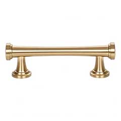 Atlas Homewares [326-WB] Die Cast Zinc Cabinet Pull Handle - Browning Series - Standard Size - Warm Brass Finish - 3" C/C - 4 9/16" L