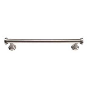 Atlas Homewares [327-BRN] Die Cast Zinc Cabinet Pull Handle - Browning Series - Oversized - Brushed Nickel Finish - 6 5/16" C/C - 7 3/8" L