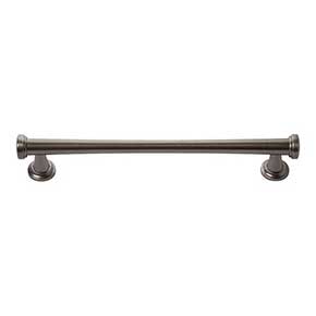 Atlas Homewares [327-SL] Die Cast Zinc Cabinet Pull Handle - Browning Series - Oversized - Slate Finish - 6 5/16" C/C - 7 3/8" L